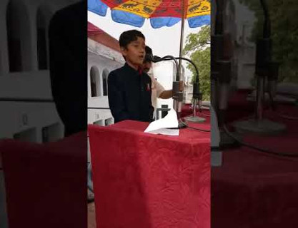 Independence Day Speech by Alex (Class 4) of CSKM Public School