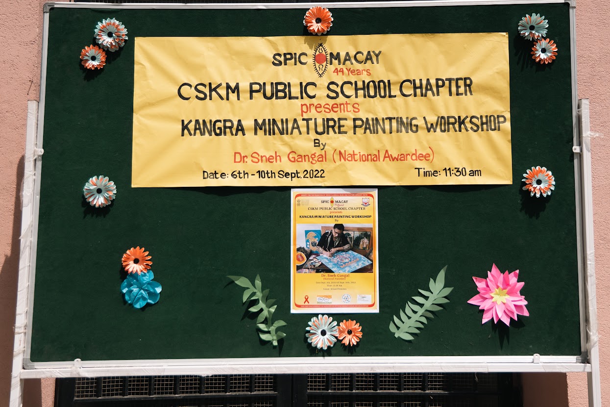 Kangra Miniature Painting Workshop (Spic Macay) - 06 Sep 2022