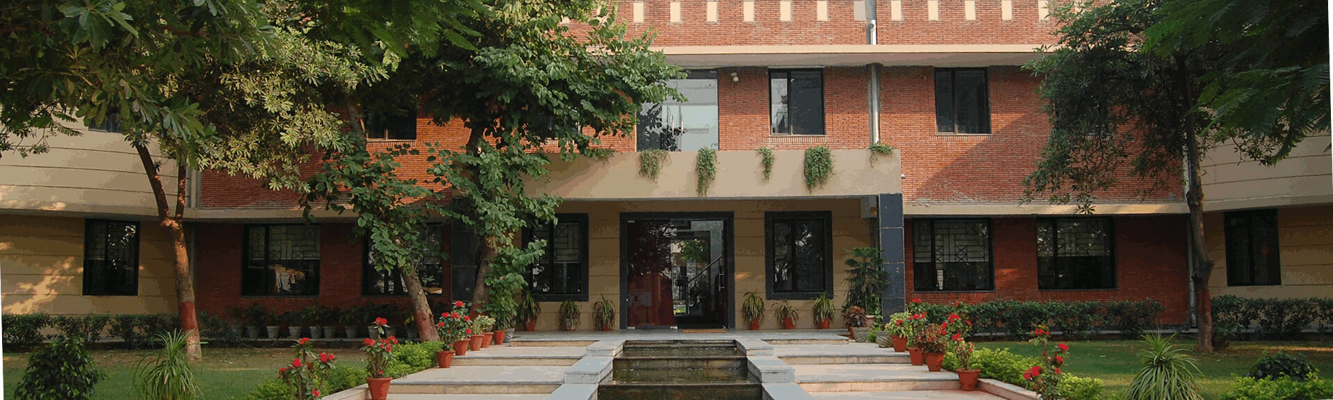 CSKM Public School main reception block, Chattarpur, South Delhi
