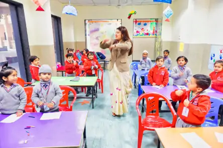 Students in classroom learning