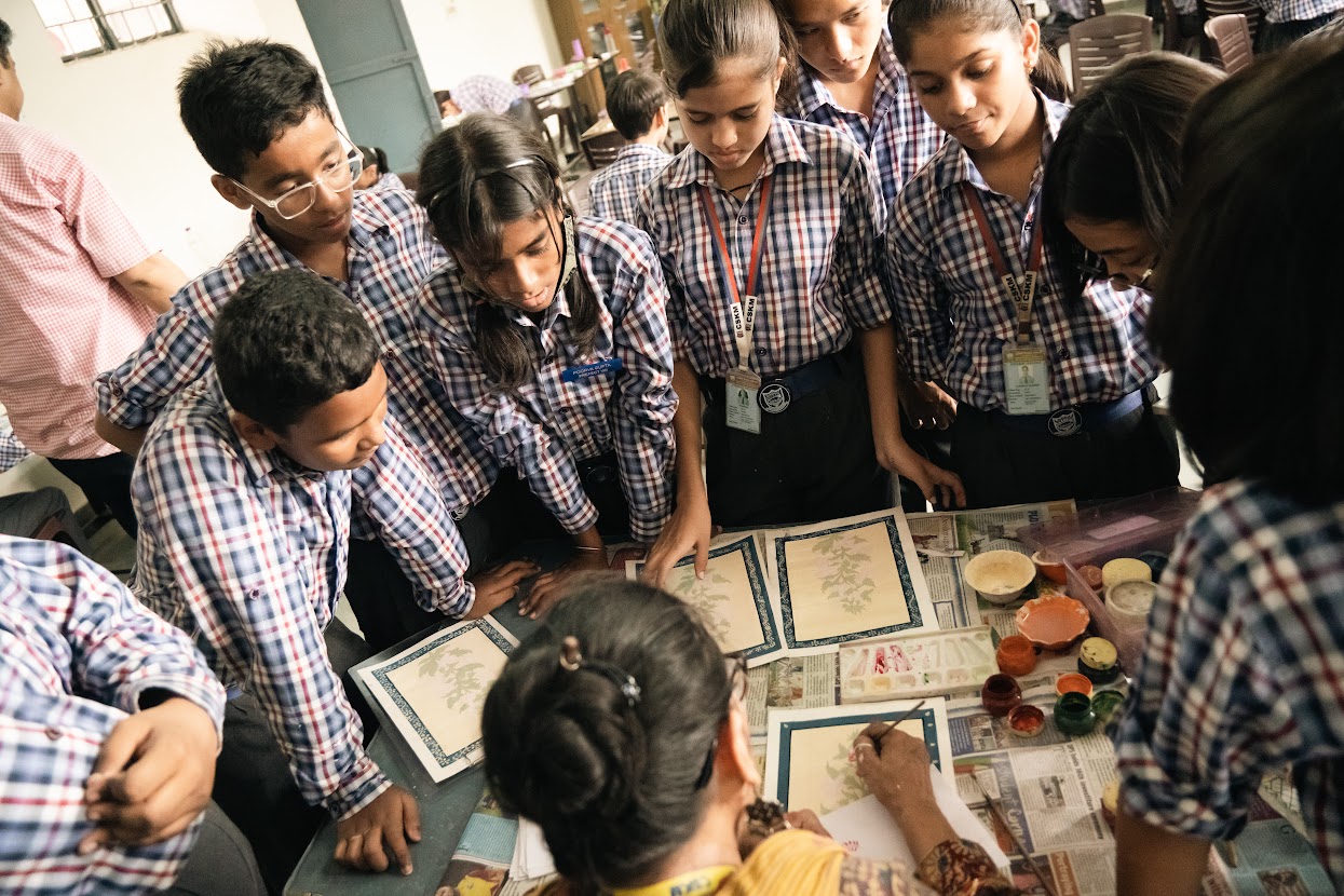 Kangra Miniature Painting Workshop Day 4 (09 Sep 2022)